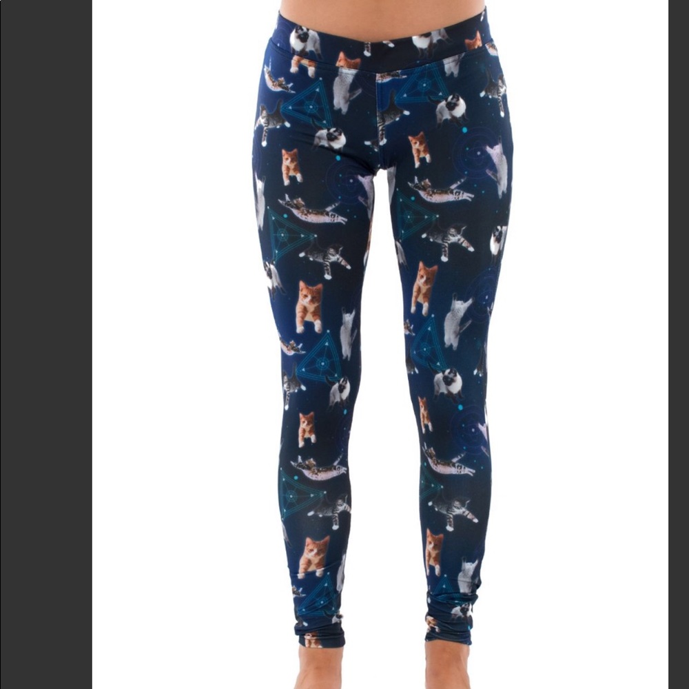 Tipsy Elves | Space Cat Leggings | Size xs